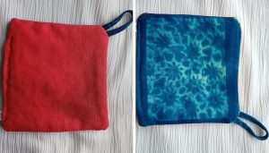 Manique impression cyanotype ballota acuta