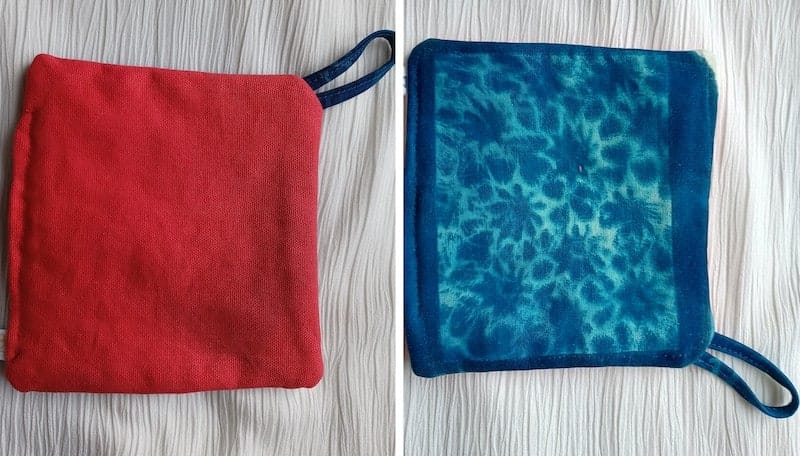 Manique impression cyanotype ballota acuta
