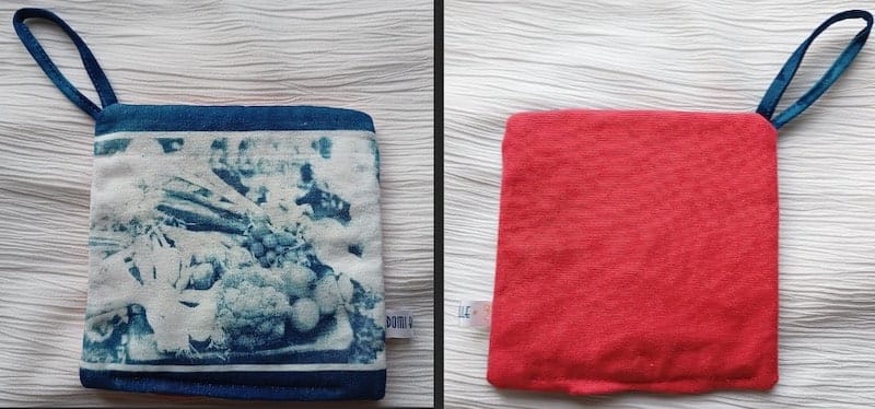 manique impression cyanotype coton