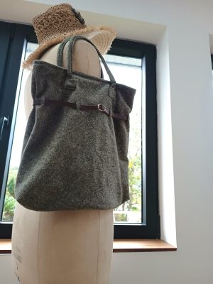 sac en tweed fait main