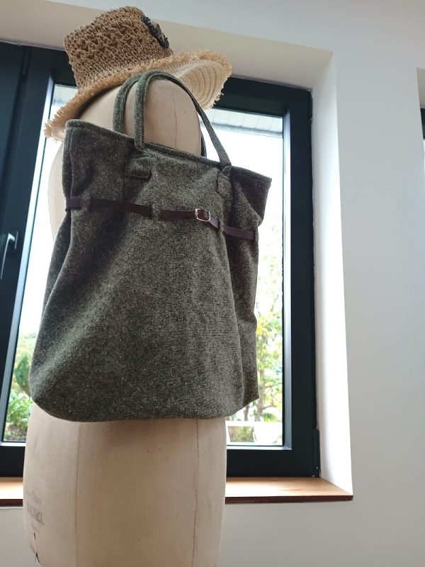 sac en tweed fait main